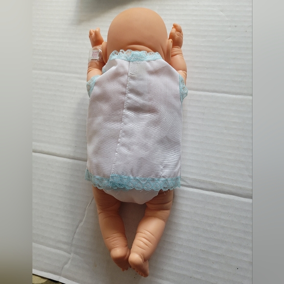 Vintage 1988 Raffoler Neborn Baby White Boy Doll 54592 With Accessories - Picture 2 of 14